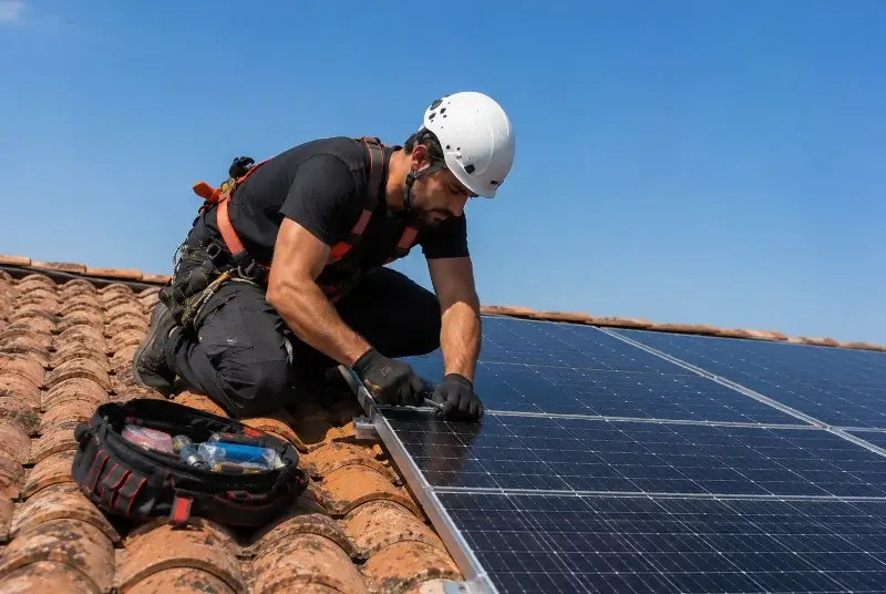 Maintenance et monitoring de panneaux solaires à Saint-Étienne-sur-Reyssouze